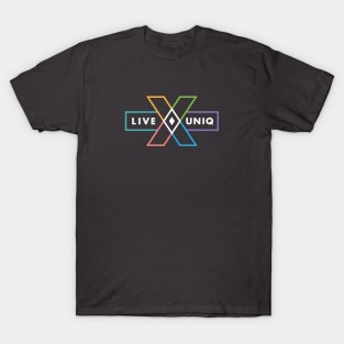 LIVEUNIQ color logo T-Shirt